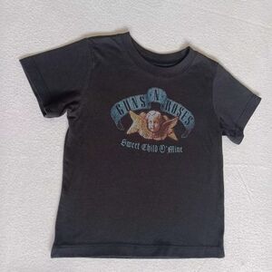 Guns N Roses 'Sweet Child O' Mine' Black Graphic Tee Shirt Sz 18M